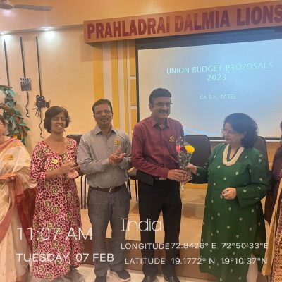 Guest Lecture on Union Budget 2023” 2 Guest Lecture on Union Budget 2023” 2